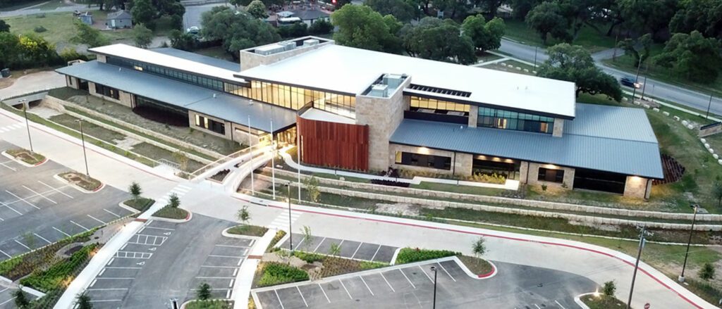 Aerial of City of Buda Municipal Complex