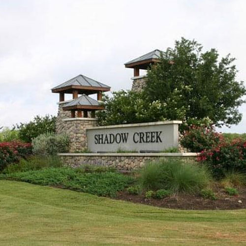 Shadow-Creek Monument sign