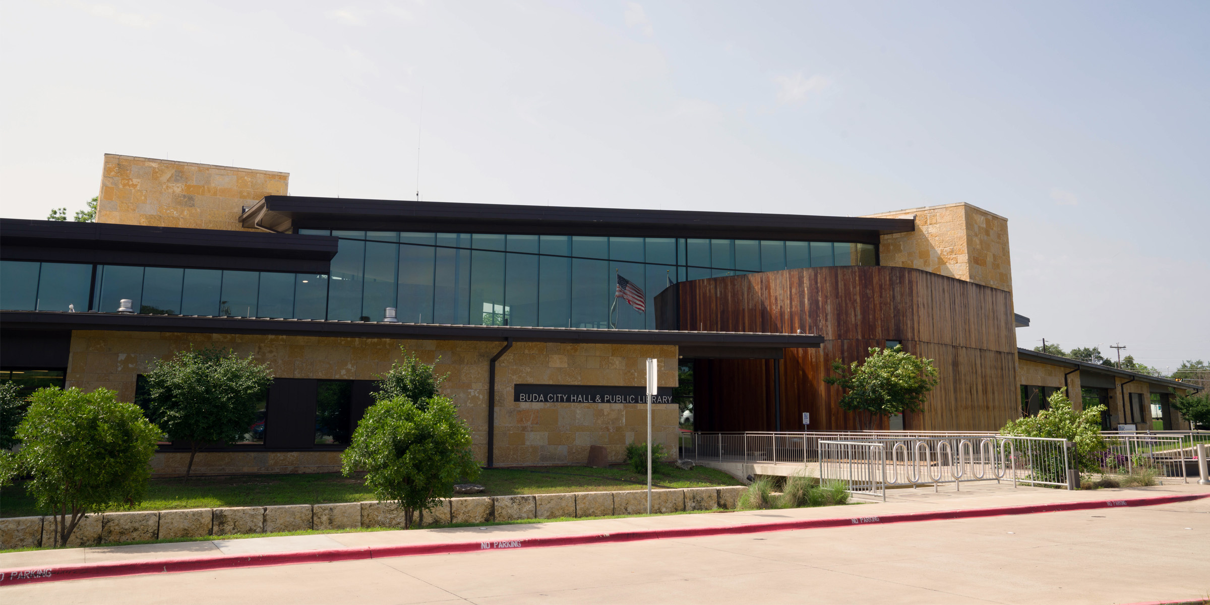 Buda Municipal BLDG entrance