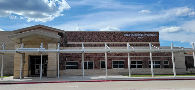 Buda Elementary School front elevation