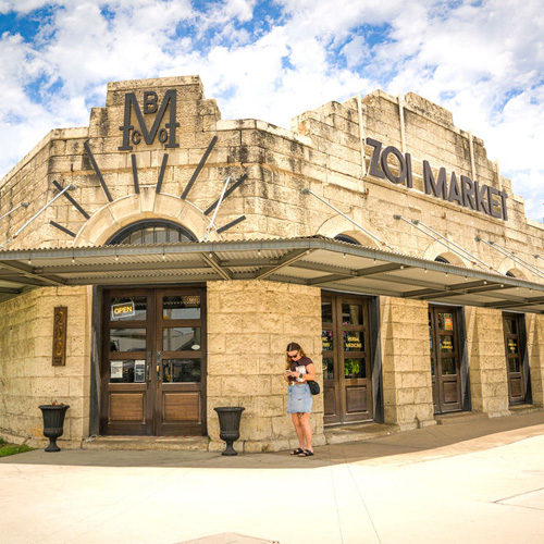 Zoi Market building exterior