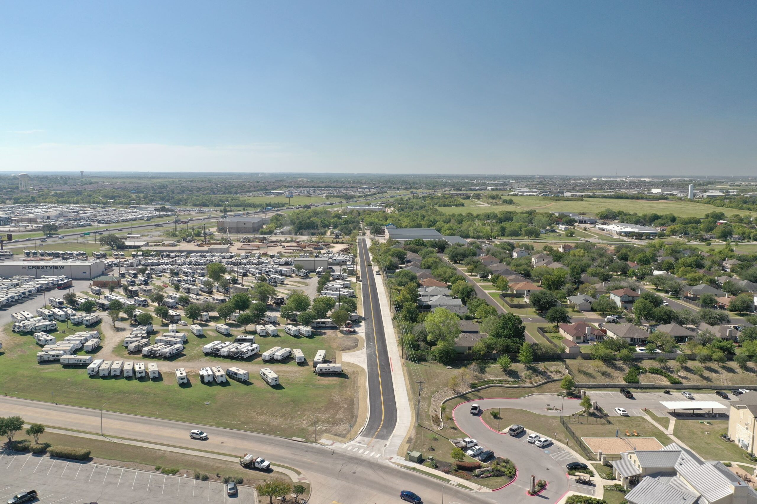 Aerial of Buda, Texas